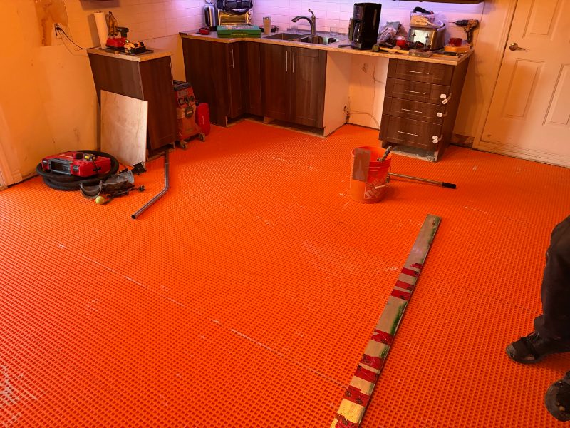 Rénovation de cuisine — pendant les travaux — photo 3 (Cuisine à Gatineau)