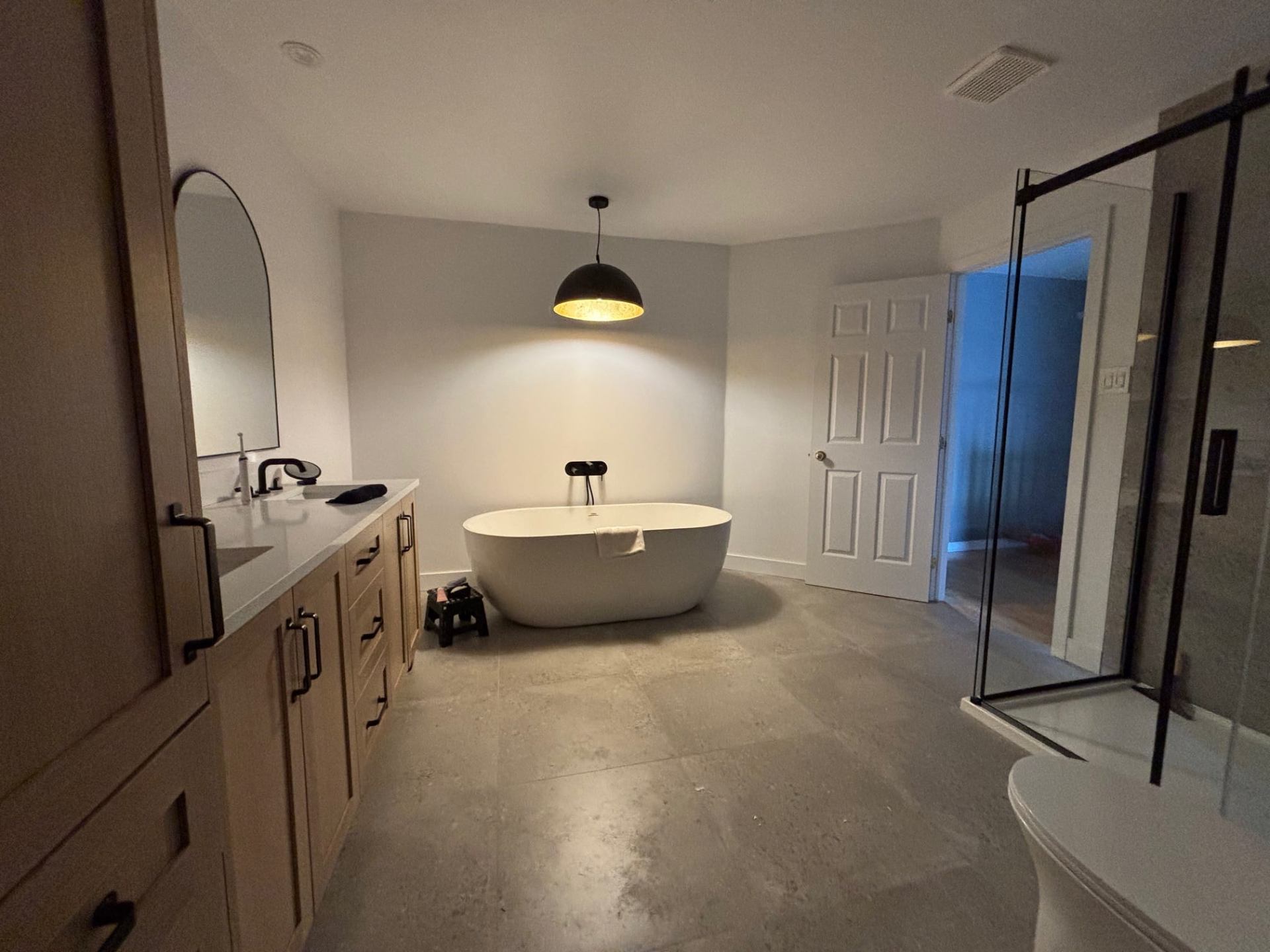 Chantier de rénovation résidentielle à Gatineau