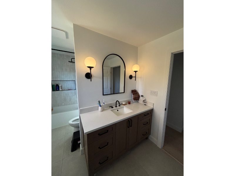 Rénovation de salle de bain contemporaine
