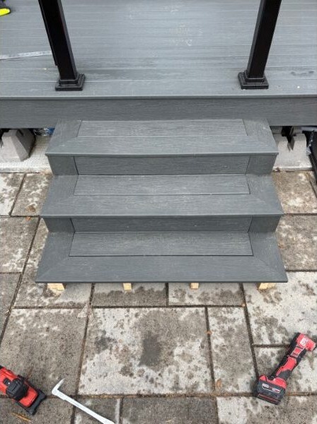 Terrasse extérieure — pendant les travaux — photo 3 (Terrasse à Gatineau)